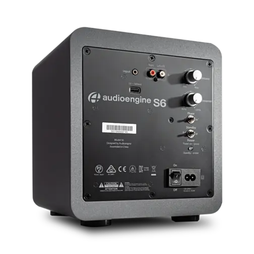 audioengine S6 ホワイト サブウーファー Audioengine S6 (White) Powered subwoofer at Crutchfield