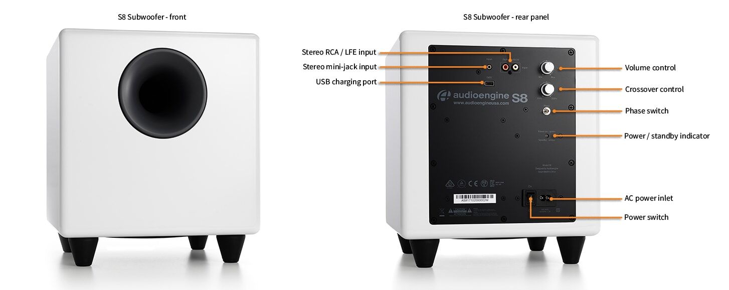 S8 Powered Subwoofer — Audioengine