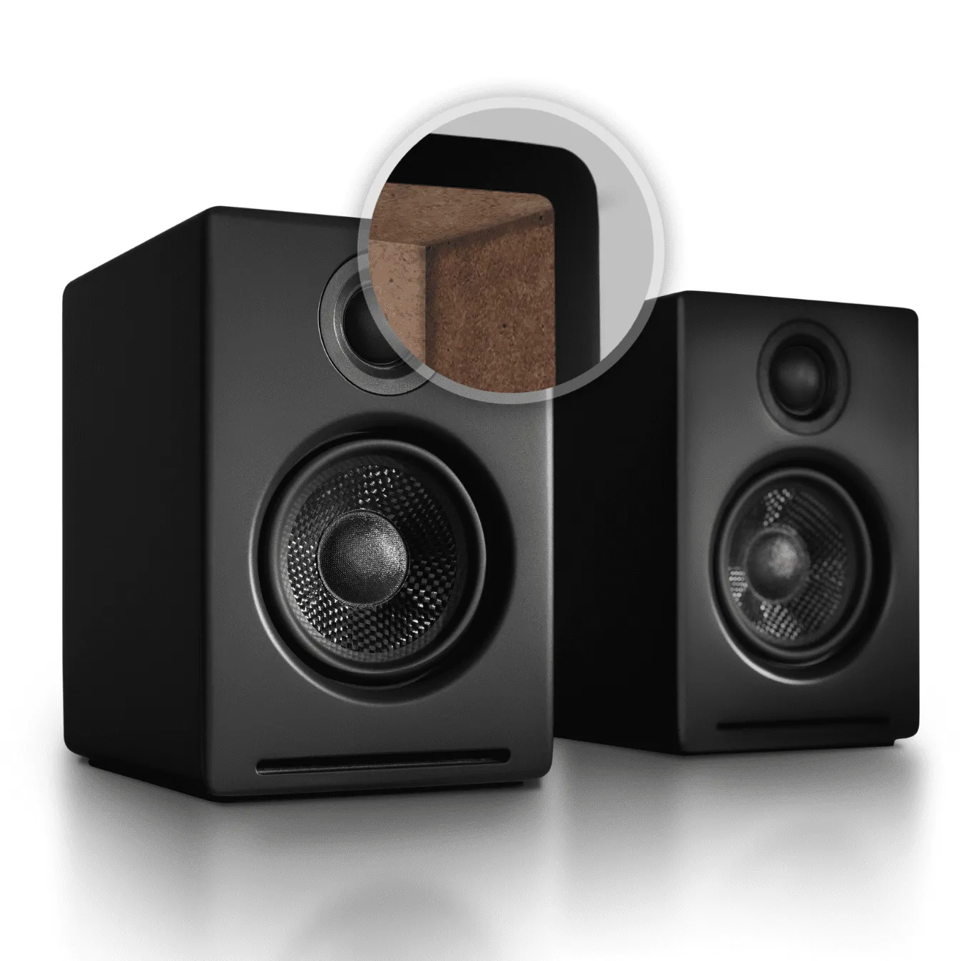audioengine 2+ ホワイト スタジオモニタースピーカー A2+ Next Gen Home Music System w/ Bluetooth aptX-HD — Audioengine