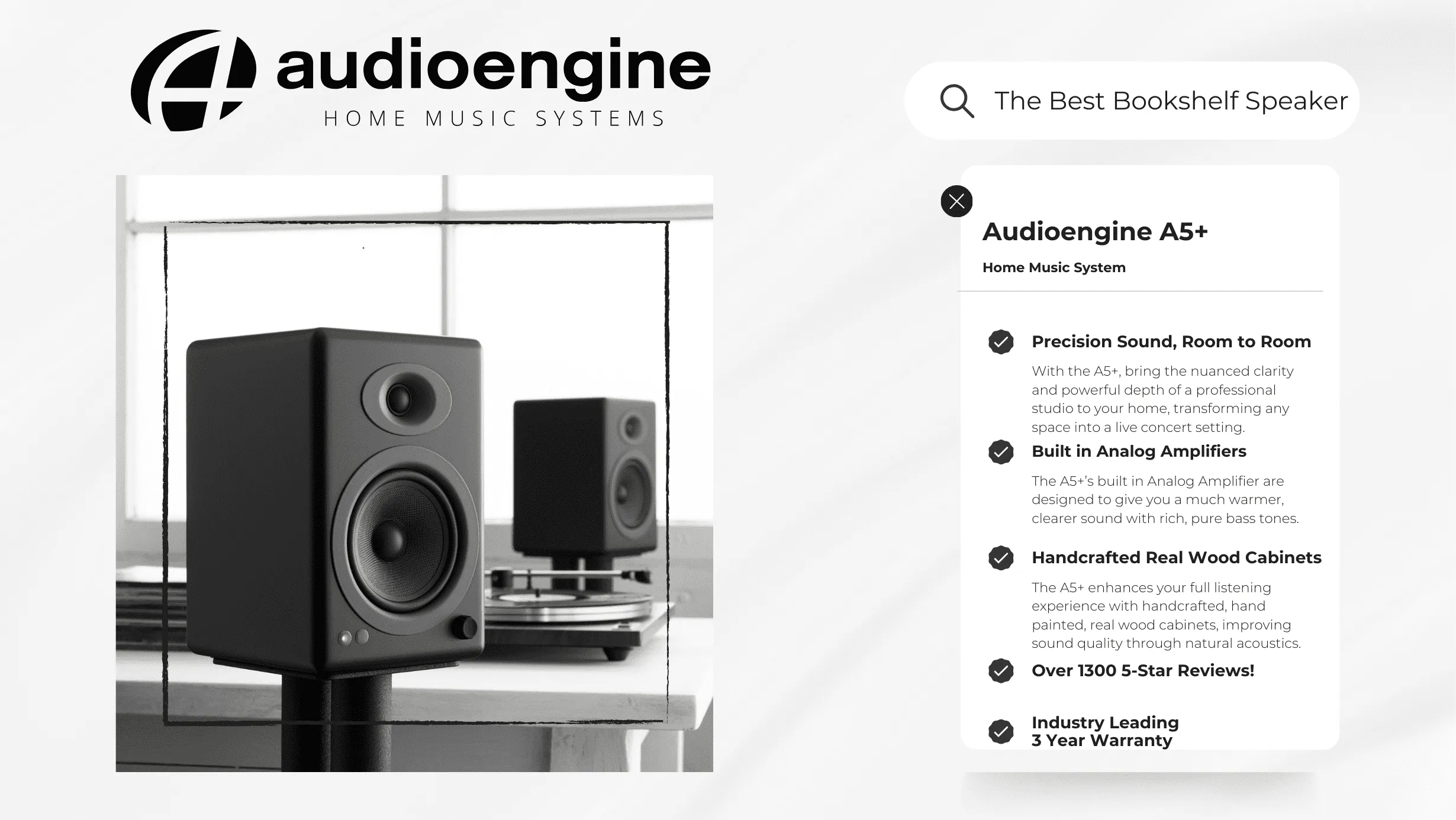 A5+ Classic Speakers — Audioengine