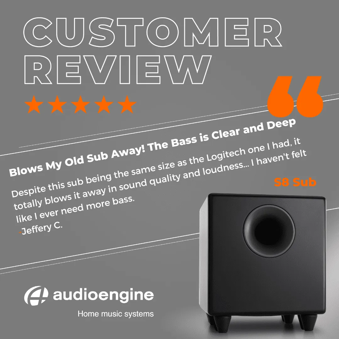 S8 Wireless Subwoofer — Audioengine