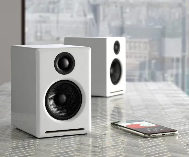 Audioengine A2+ Wireless ホワイト A2+ Next Gen Home Music System w/ Bluetooth aptX-HD — Audioengine