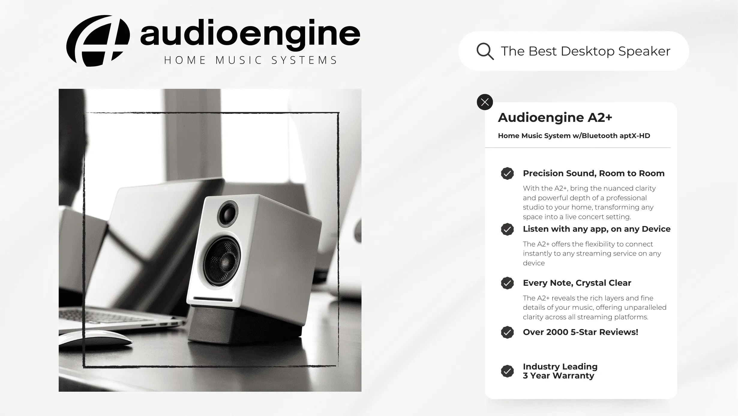 A2+ Desktop Speakers — Audioengine