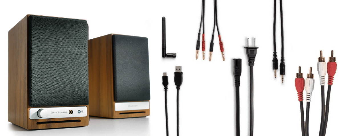  Audioengine HD4 120 Watt Wireless Bluetooth Speakers