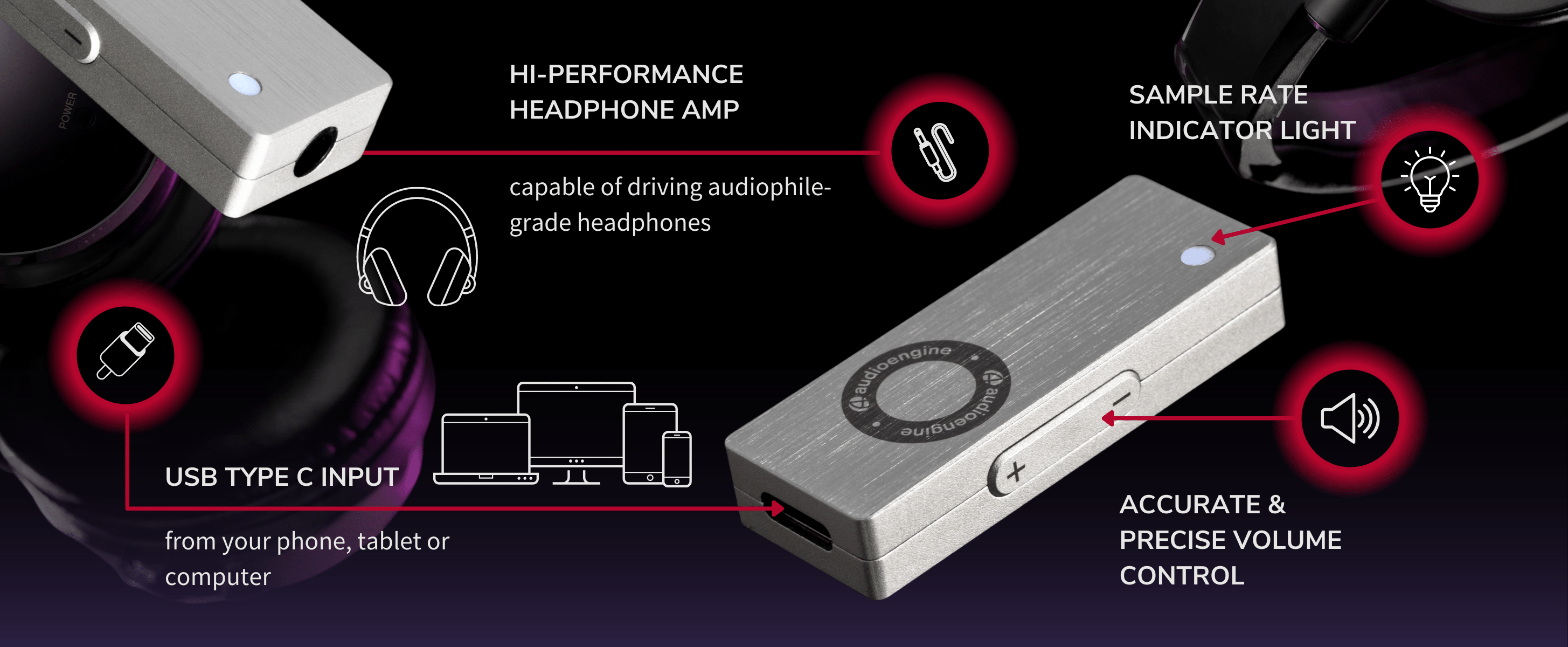 Dac3 Portable Headphone Amplifier And Dac Press Release — Audioengine