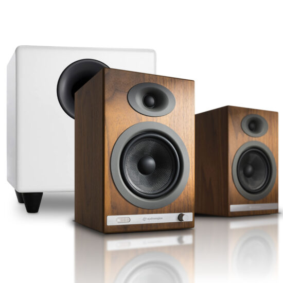 A5+ Bamboo Home Music System & S8 Powered Subwoofer