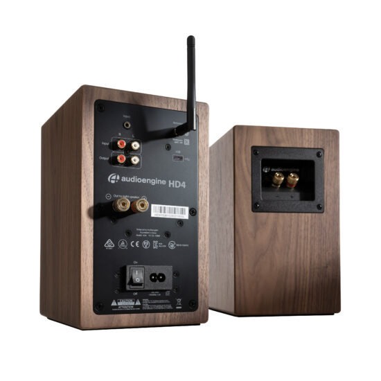 Back of the walnut HD4 Next Gen