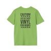 Vinyl Lover T-Shirt — "Caution! Can Talk About Vinyl For Hours" Graphic Tee - Thumbnail Image 56