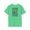 Vinyl Lover T-Shirt — "Caution! Can Talk About Vinyl For Hours" Graphic Tee - Thumbnail Image 3