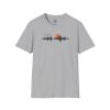Sunset Soundwave T-Shirt — Minimal Nature Waveform Tee - Thumbnail Image 33
