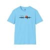 Sunset Soundwave T-Shirt — Minimal Nature Waveform Tee - Thumbnail Image 97