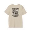 Vinyl Lover T-Shirt — "Caution! Can Talk About Vinyl For Hours" Graphic Tee - Thumbnail Image 14