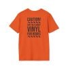 Vinyl Lover T-Shirt — "Caution! Can Talk About Vinyl For Hours" Graphic Tee - Thumbnail Image 26