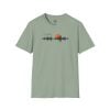 Sunset Soundwave T-Shirt — Minimal Nature Waveform Tee - Thumbnail Image 65