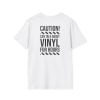 Vinyl Lover T-Shirt — "Caution! Can Talk About Vinyl For Hours" Graphic Tee - Thumbnail Image 8
