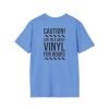 Vinyl Lover T-Shirt — "Caution! Can Talk About Vinyl For Hours" Graphic Tee - Thumbnail Image 86