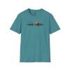 Sunset Soundwave T-Shirt — Minimal Nature Waveform Tee - Thumbnail Image 89