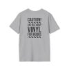 Vinyl Lover T-Shirt — "Caution! Can Talk About Vinyl For Hours" Graphic Tee - Thumbnail Image 20