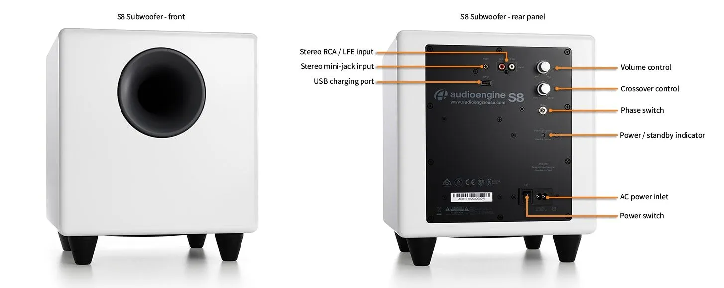 S8 Powered Subwoofer - Audioengine