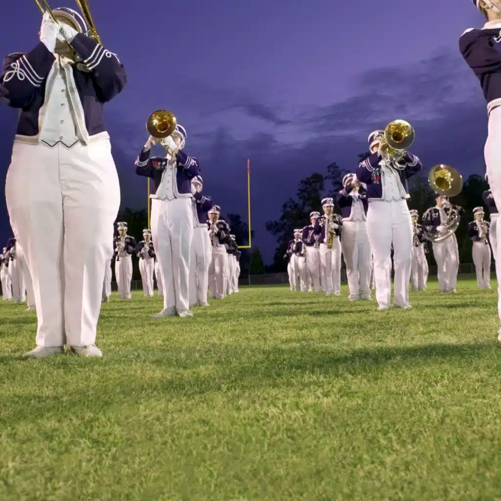 History of Marching Bands at Football Games